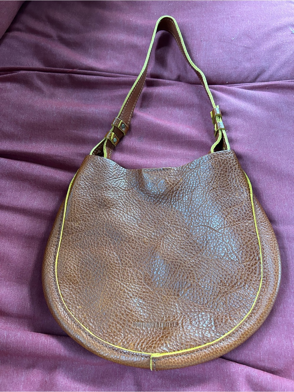 Portland Leather Olivia Shoulder Bag -~ never used!